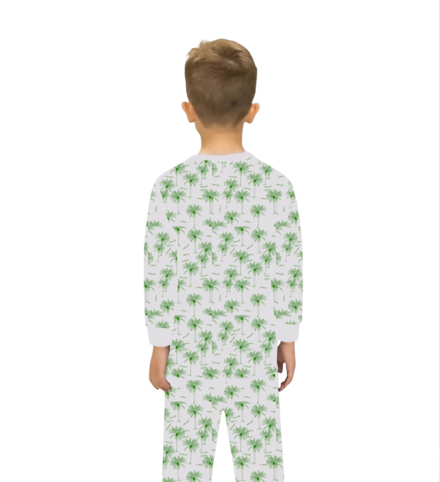 Cotton Printed Nightsuit for Kids (White, 0-3 Months)