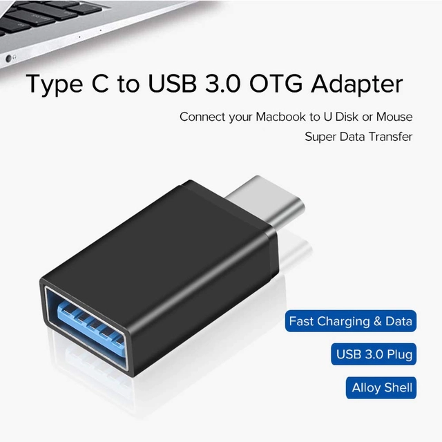 OTG Type C Connector (Black)