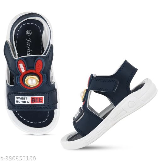 Sandals for Kids (Navy Blue & White, 6-9 Months)