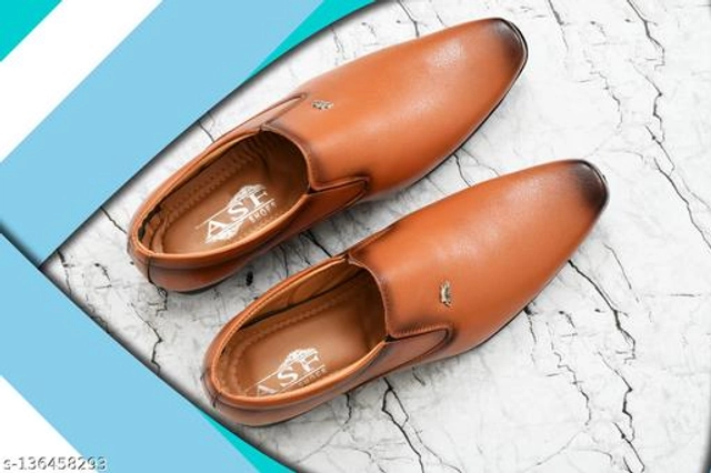 Formal Shoes for Men (Tan, 6)