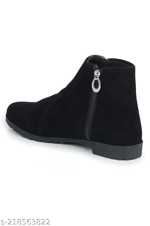 Boots for Women (Black, 3)