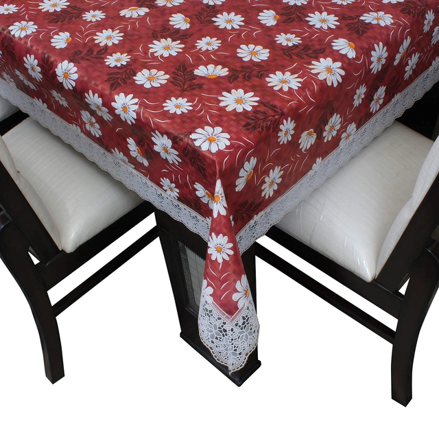 PVC Printed Table Cover (Multicolor, 40x60 inches)