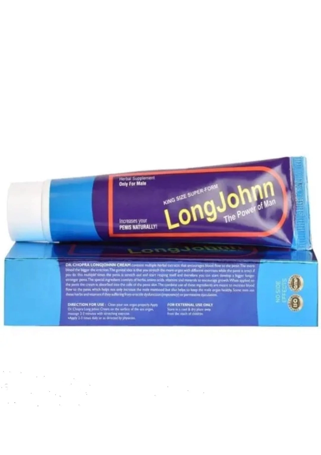 Dr Chopra Long John Cream for Men (60 g)