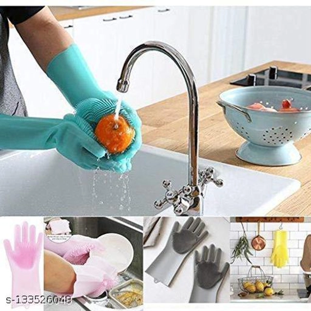 Silicone Cleaning Gloves