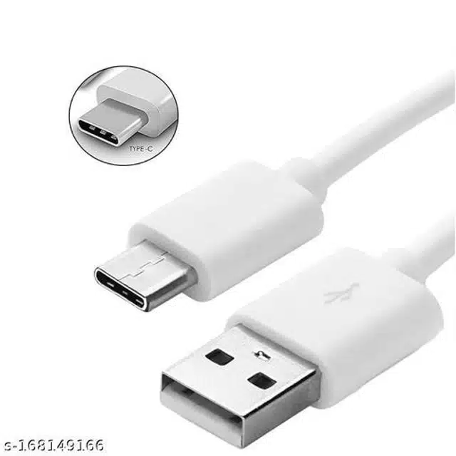 Type C to USB Charging Cable for Mobile (White)