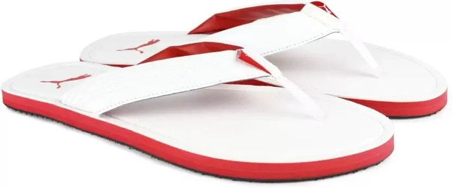 Flip-Flops for Men (White, 6)