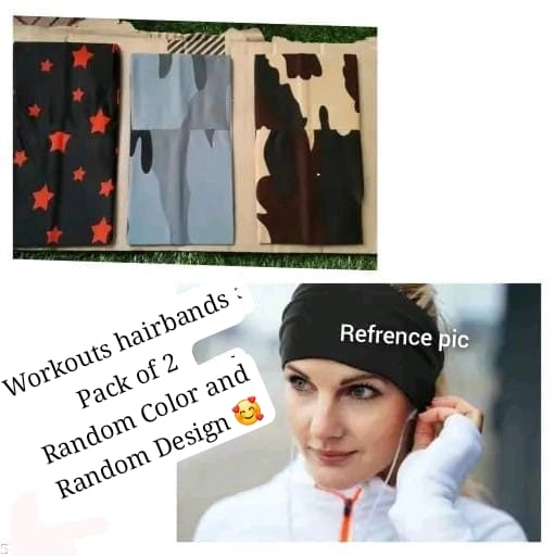 Fabric Headbands for Women (Multicolor, Pack of 2)