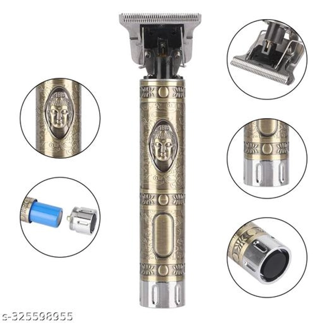 Metal Buddha Trimmer for Men (Gold)