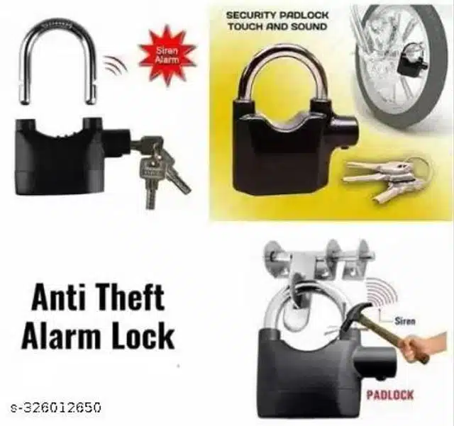 Electric Portable Alarm Lock (Black)