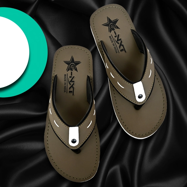 Flipflops for Men (Green, 6)