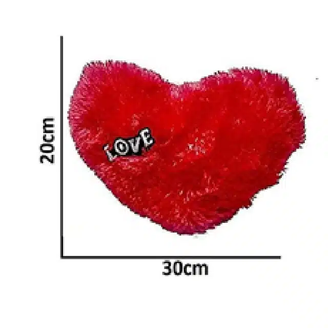 Heart Shaped Pillows (Pack of 3, 30 cm)