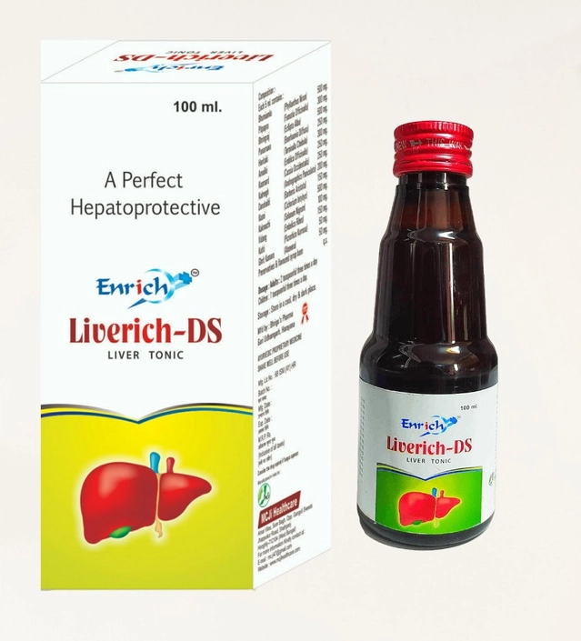 Enrrich Plus Hepatoprotective Livrich Liver Tonic (100 ml, Pack of 3)