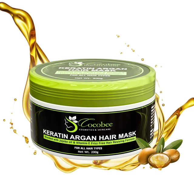 Cocobee Keratin Argan Oil Hair Mask (200 g)