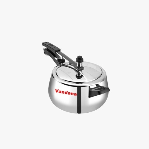 Vandana 5.5 L Contura  Aluminium InnerLid Pressure Cooker Gas Stovetop Compatible with induction Base (Pack of 1)