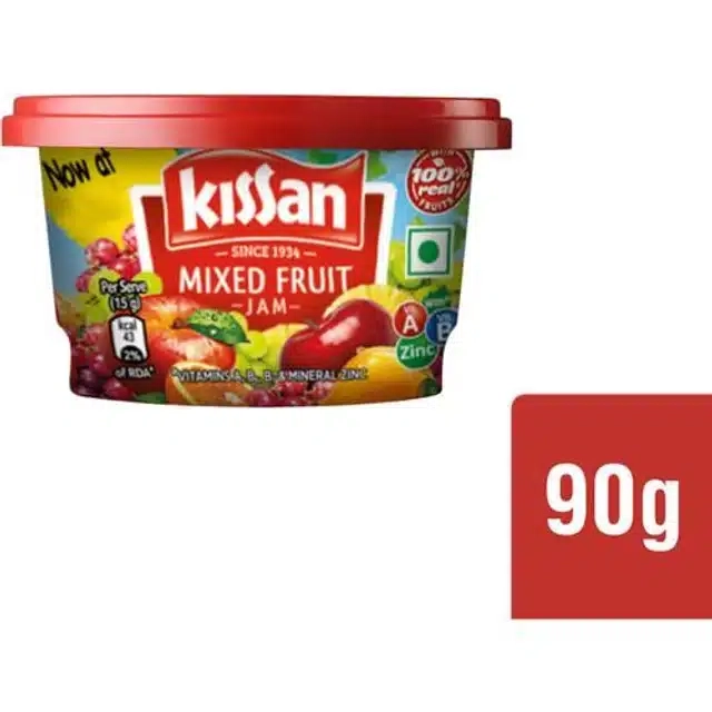 Kissan Mixed Fruit Jam 6X90 g (Pack Of 6)