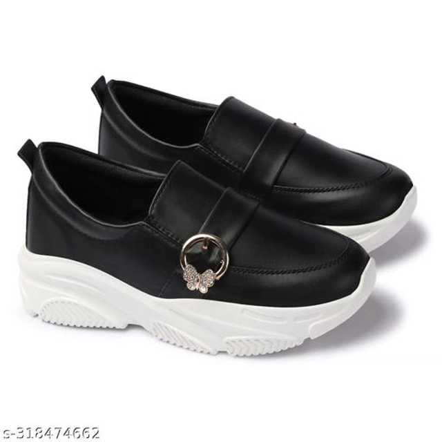 Loafers for Women (Black, 3)