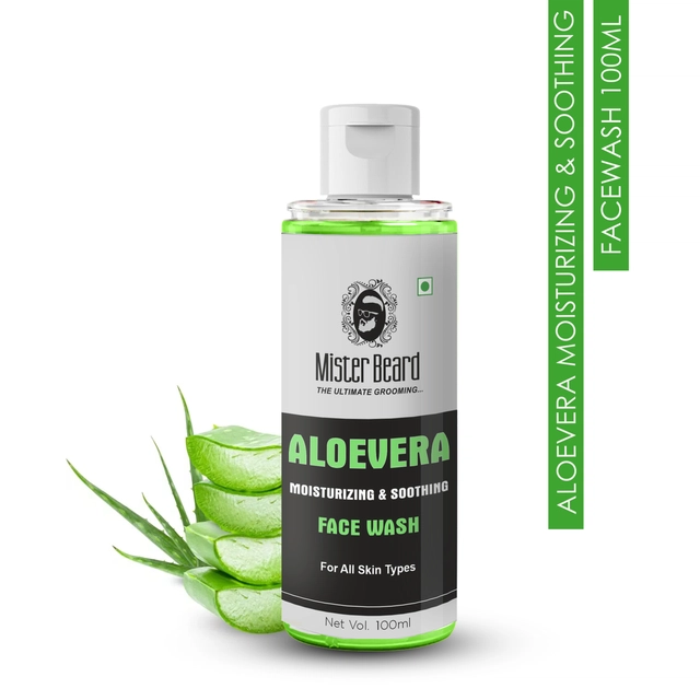 Mister Beard Aloevera Moisturizing Face Wash (100 ml)