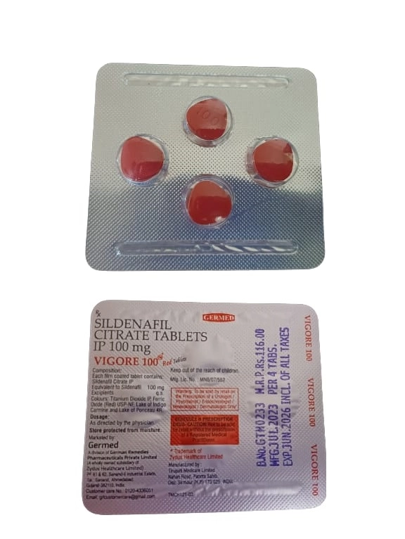 Sildenafil Citrate 4 Pcs Tablets (Pack of 2)