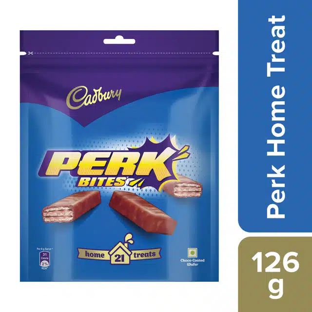 Cadbury Perk Chocolate Coated Wafer mini Treats, 115.5 g