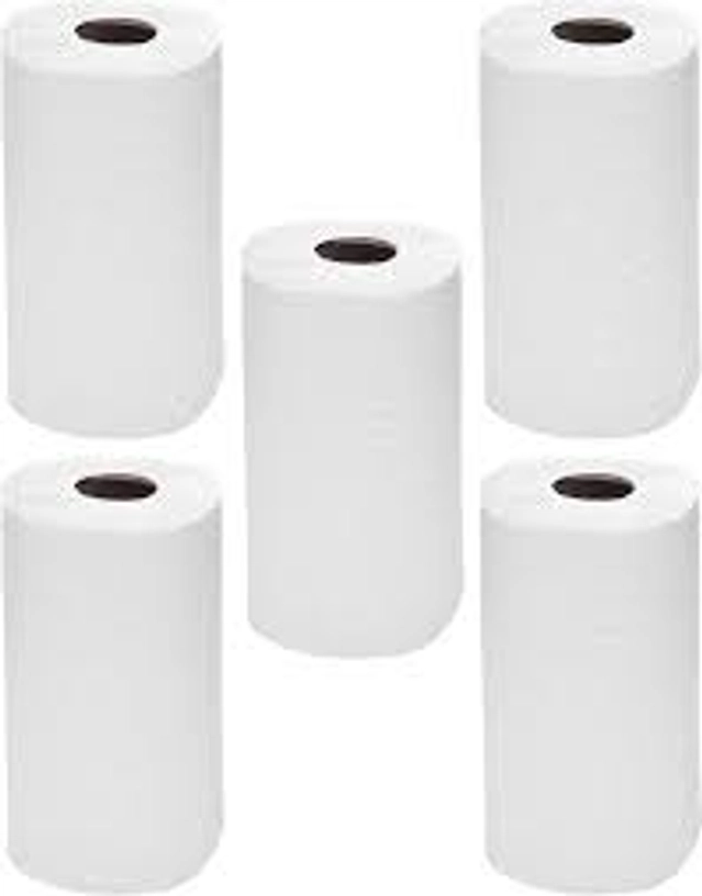 Kitchen 60 Pcs Tissue Rolls (White, Pack of 5)