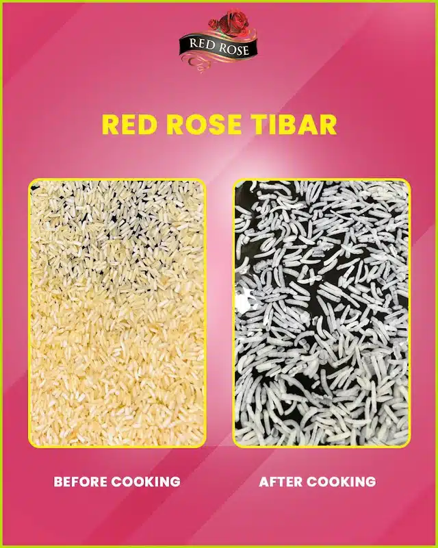 रेड रोज़ तिबार बासमती चावल 1 Kg