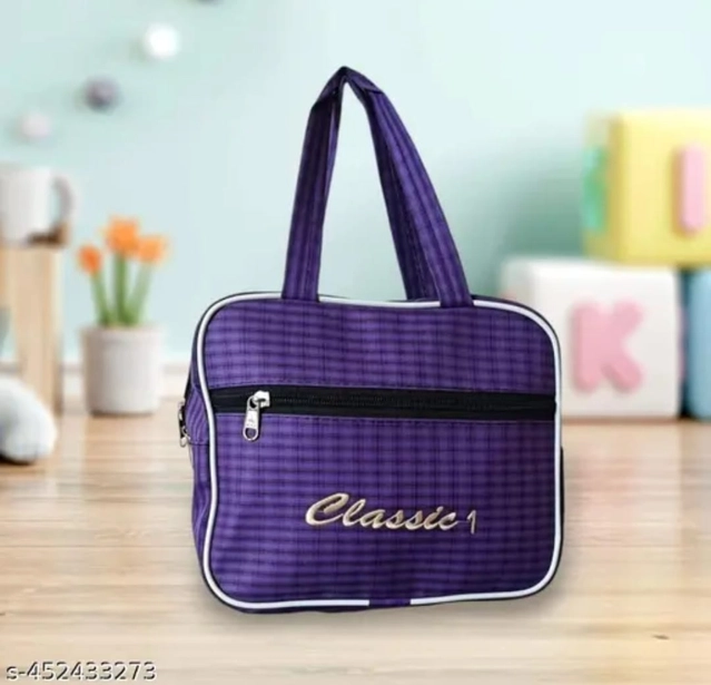 Polyester Lunch Bag for Men & Women (Purple)