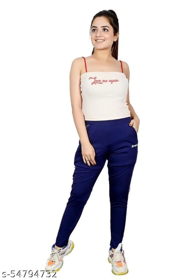 Trackpants for Women (Blue, 28)