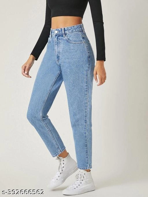 Denim Jeans for Women (Blue, 34)