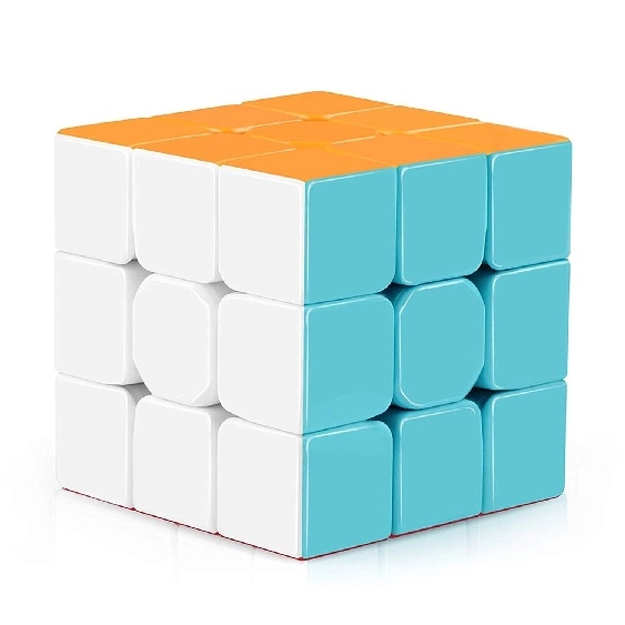 Plastic Rubik Cube (Multicolor)