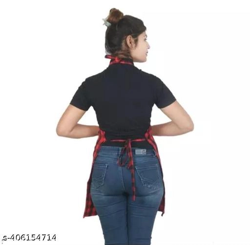 Cotton Apron for Men & Women (Red)