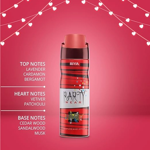 Riya Party Wear Perfume Body Spray for Men & Women (200 ml)