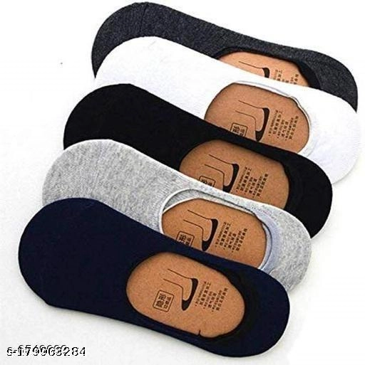 Cotton Socks for Men & Women (Multicolor, Set of 5)