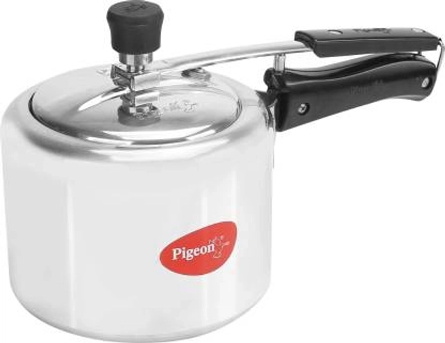 PIGEON Deluxe Aluminium Outer Lid Pressure Cooker (5 Ltr, Pack of 1)