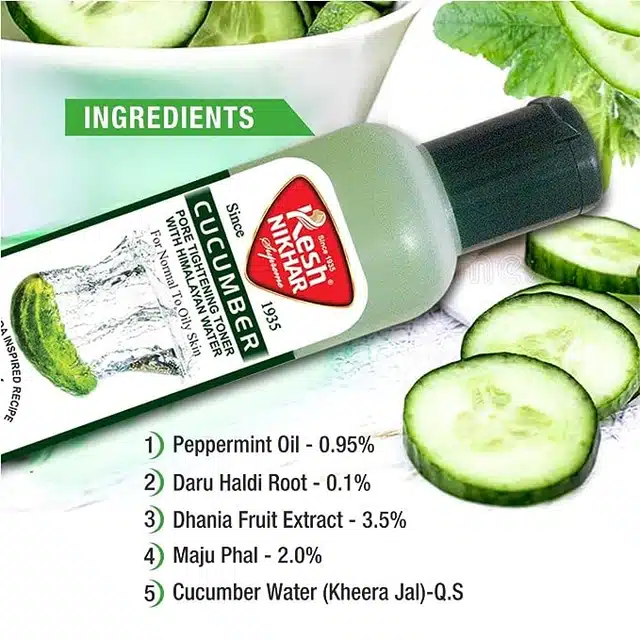 Kesh Nikhar Cucumber Skin Tonner 120 ml