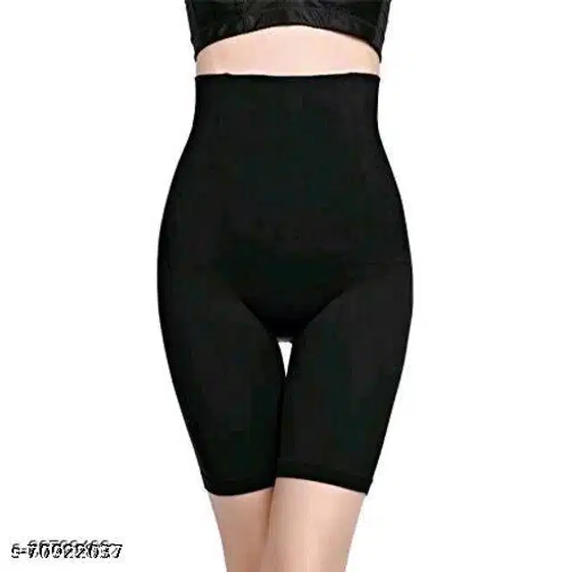 Cotton Shapewear for Women (Black, M)