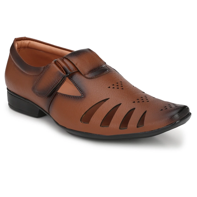 Sandals for Men (Brown, 6)