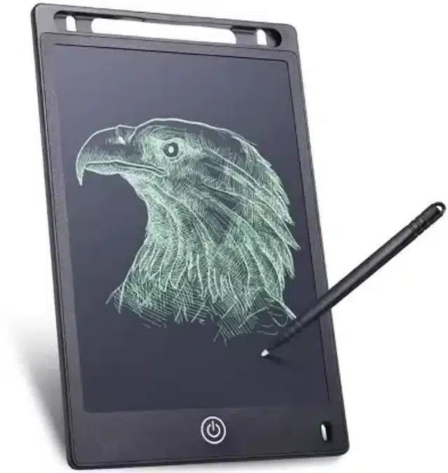 Electronic LCD Kids Writing Tablet with Pen (Multicolour, 8.5")