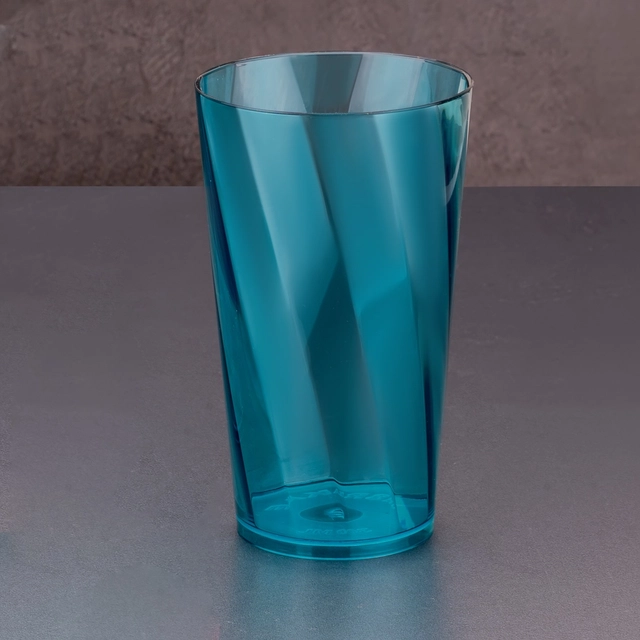 Plastic Multipurpose Water Glasses (Blue, 300 ml) (Pack of 6)