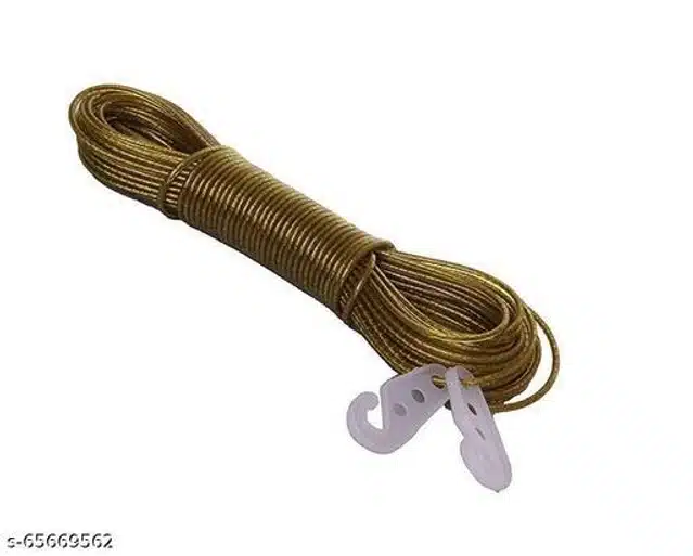 Nylon Rope for Drying Clothes (Brown, 20 m)