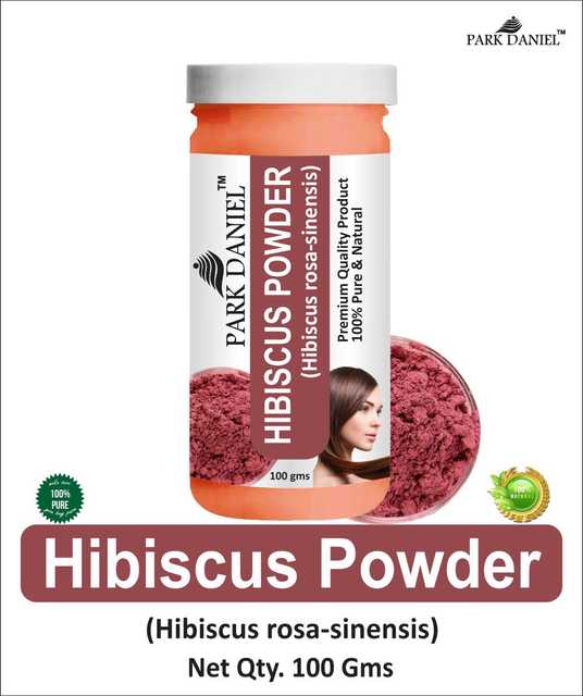 Park Daniel 100% Pure & Natural Hibiscus Powder & Rose Petal Powder (Pack Of 2, 100 g) (SE-537)