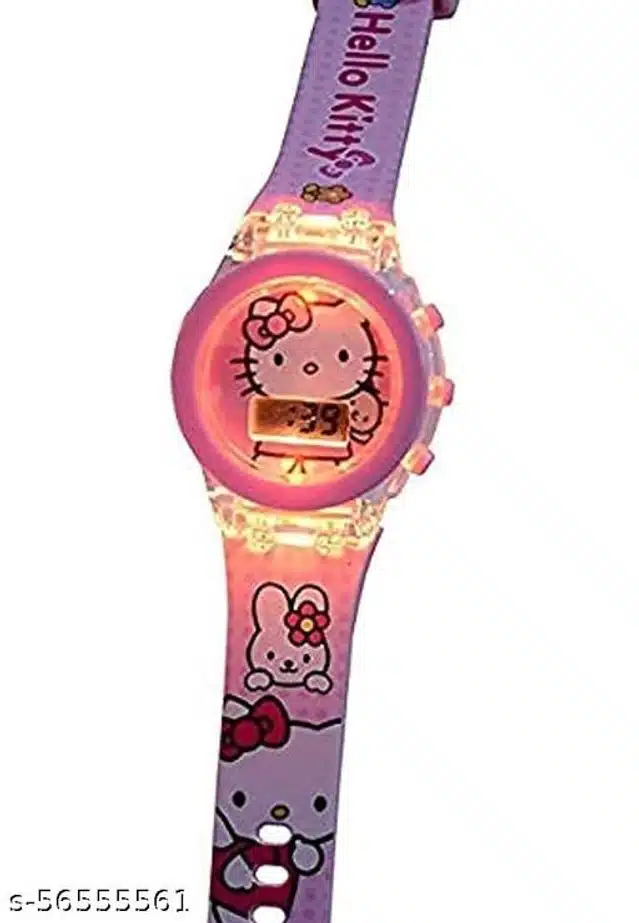 Digital Watch for Girls (Pink)