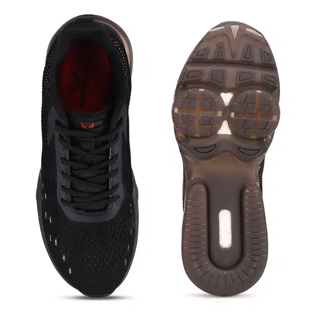Sports Shoes for Men (Black, 8)