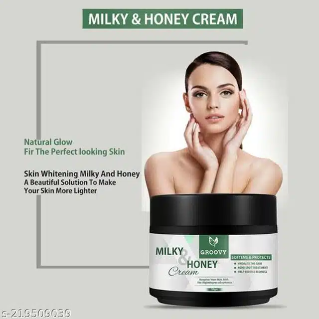 Groovy Milk & Honey Skin Whitening Cream (50 g)
