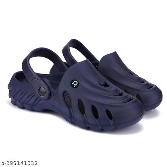 Clogs for Men (Navy Blue, 6)