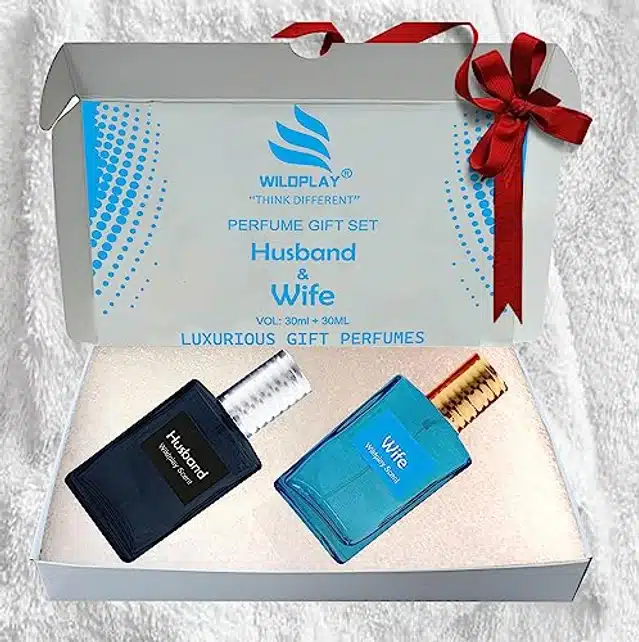 Husband & Wife Perfume for Men & Women (30 ml, Set of 2)