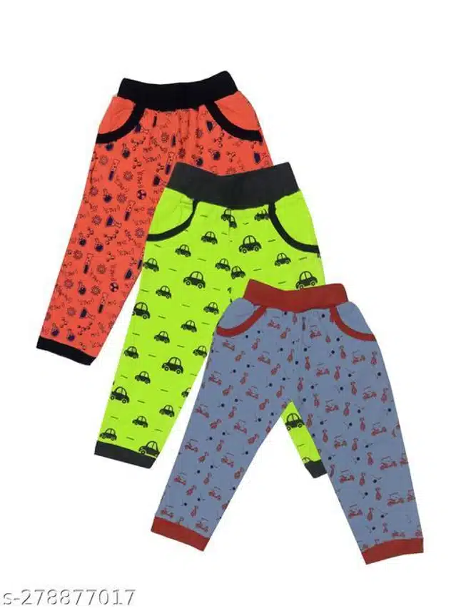 Pyjamas for Boys (Multicolor, 2-3 Years) (Pack of 3)