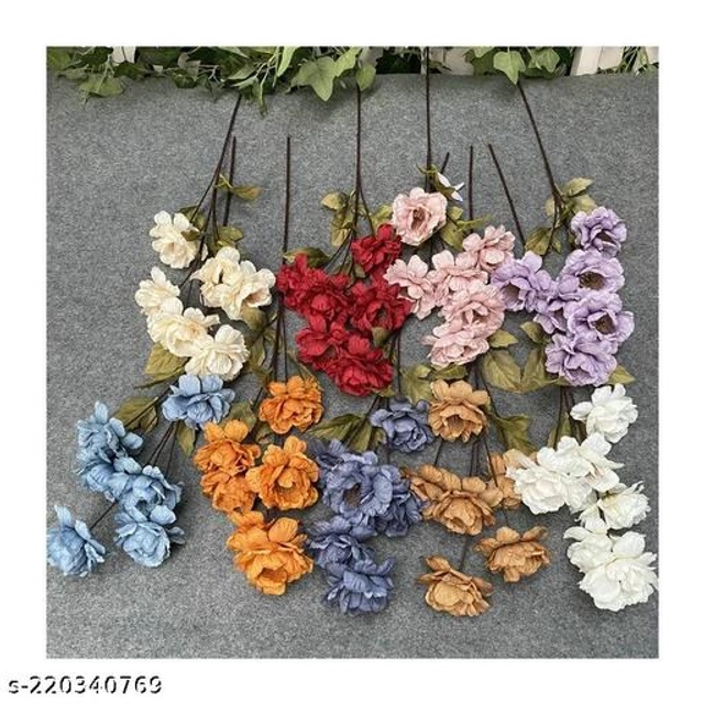 Plastic Artificial Flower (Multicolor)