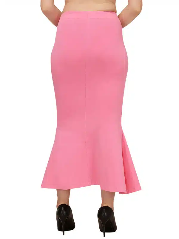 Saree Shapewear Petticoat for Women (Baby Pink, 2XL) (S-125)