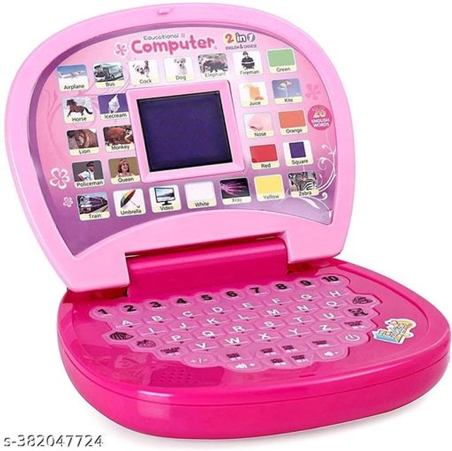 Toy Laptop for Kids (Pink)