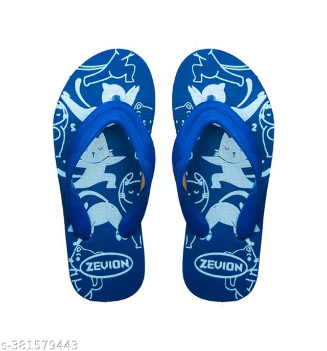 Slippers for Boys & Girls (Blue & White, 4-5 Years)